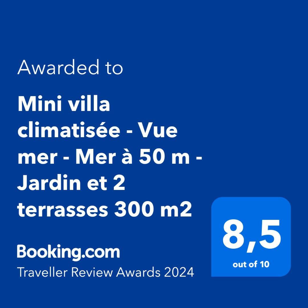 Mini Villa Climatisee - Vue Mer - Mer A 50 M - Jardin Et 2 Terrasses 300 M2 Lumio Kültér fotó